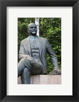 Lithuania, Grutas Park, Statue of Lenin III Fine Art Print