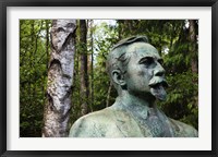 Lithuania, Grutas, Statue of Mickevicius-Kapsukas Fine Art Print