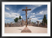 Lithuania, Siauliai, Hill of Crosses, Christianity I Fine Art Print