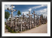 Lithuania, Siauliai, Hill of Crosses, Christianity III Fine Art Print