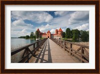 Lithuania, Trakai Historical NP, Island Castle Fine Art Print