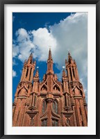 Lithuania, Vilnius, St Anne, Bernardine Churches Fine Art Print