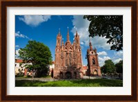 St Anne and Bernardine Churche, Vilnius, Lithuania Fine Art Print