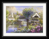 Picturesque Covered Bridge Fine Art Print