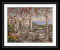 Dining On The Terrace Fine Art Print