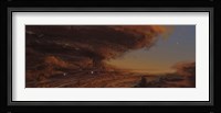 Deep within the raging storm that is the Great Red Spot of Jupiter Fine Art Print