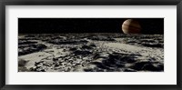 Jupiter's Moon, Europa, covered by a Thick Crust of Ice Fine Art Print