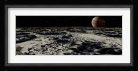 Jupiter's Moon, Europa, covered by a Thick Crust of Ice Fine Art Print