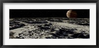 Jupiter's Moon, Europa, covered by a Thick Crust of Ice Fine Art Print
