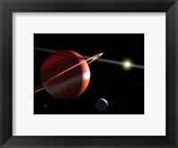 A Jupiter-mass planet orbiting the nearby star Epsilon Eridani Fine Art Print