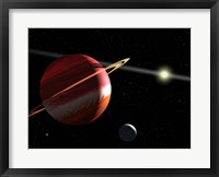 A Jupiter-mass planet orbiting the nearby star Epsilon Eridani Fine Art Print