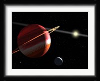 A Jupiter-mass planet orbiting the nearby star Epsilon Eridani Fine Art Print