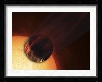 Artist's concept of a Hot Jupiter Extrasolar Planet Orbiting a Sun-like Star Fine Art Print