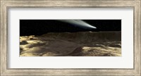 A Comet Passes over the Surface of Mercury Fine Art Print