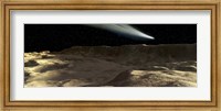 A Comet Passes over the Surface of Mercury Fine Art Print