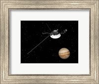 Voyager Spacecraft near Jupiter Fine Art Print