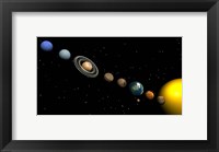 Planets of the Solar System Fine Art Print