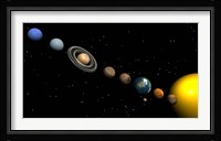 Planets of the Solar System Fine Art Print