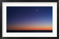 The Moon, Venus and Regulus in conjunction over Buenos Aires Fine Art Print