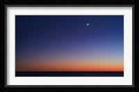 The Moon, Venus and Regulus in conjunction over Buenos Aires Fine Art Print