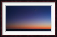 The Moon, Venus and Regulus in conjunction over Buenos Aires Fine Art Print
