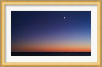 The Moon, Venus and Regulus in conjunction over Buenos Aires Fine Art Print