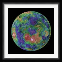 Venus centered on the North Pole Fine Art Print