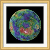 Venus centered on the North Pole Fine Art Print