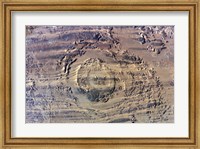 The impact of an Asteroid or comet in the Sahara Desert Fine Art Print