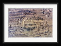 The impact of an Asteroid or comet in the Sahara Desert Fine Art Print