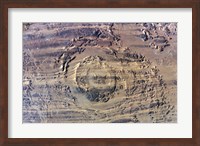 The impact of an Asteroid or comet in the Sahara Desert Fine Art Print