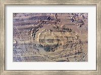 The impact of an Asteroid or comet in the Sahara Desert Fine Art Print