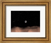 A view of Earth as seen from the surface of the Asteroid Toutatis Fine Art Print