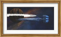 Planet with a Ring of Asteroids Fine Art Print