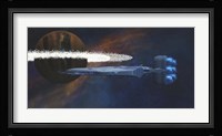 Planet with a Ring of Asteroids Fine Art Print