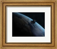 Asteroid in Front of the Earth II Fine Art Print