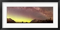 Aurora borealis, Comet Panstarrs and Milky Way Fine Art Print