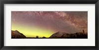 Aurora borealis, Comet Panstarrs and Milky Way Fine Art Print