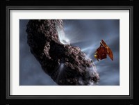Deep Impact's Encounter with Comet Tempel 1 Fine Art Print