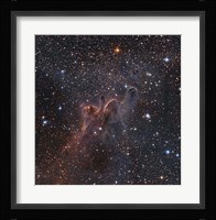 Cometary Globules CG 30/31/38 in the constellations Vela and Puppis Fine Art Print