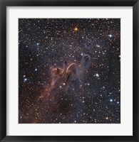 Cometary Globules CG 30/31/38 in the constellations Vela and Puppis Fine Art Print