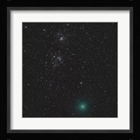 Comet Hartley 2 and the Double Cluster Fine Art Print