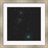 Comet Hartley 2 and the Double Cluster Fine Art Print
