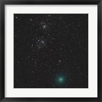 Comet Hartley 2 and the Double Cluster Fine Art Print