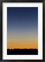 Comet Panstarrs at twilight,  Buenos Aires, Argentina Fine Art Print