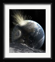 A catastrophic Comet impact on Earth Fine Art Print
