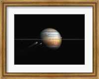 Break up of a comet from Gravitational Forces Fine Art Print