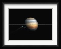 Break up of a comet from Gravitational Forces Fine Art Print
