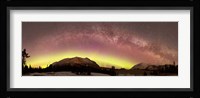 Comet Panstarrs and Milky Way over Yukon, Canada Fine Art Print
