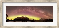 Comet Panstarrs and Milky Way over Yukon, Canada Fine Art Print